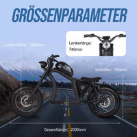 Mangosteen FT02 EEC Chopper E-Bike