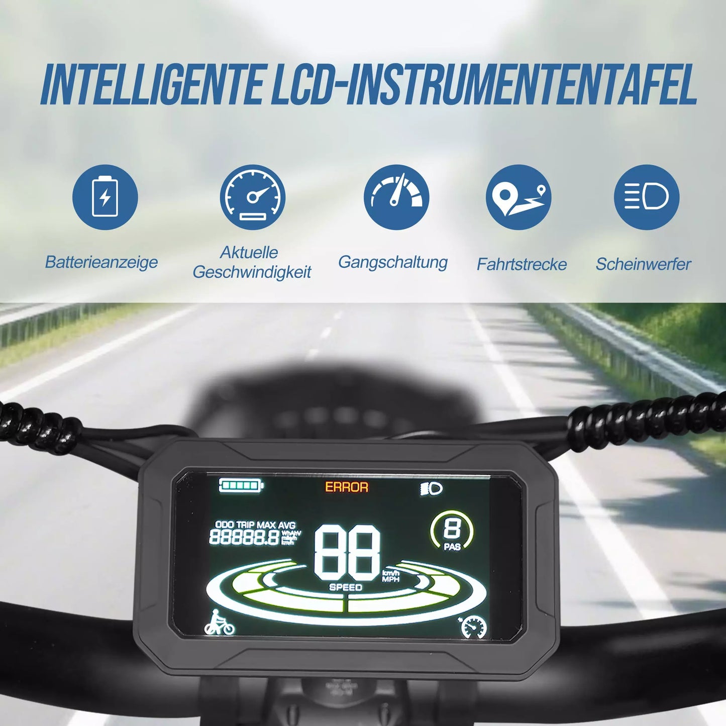 FT02 EEC Chopper E-Bike 48v 22.5ah