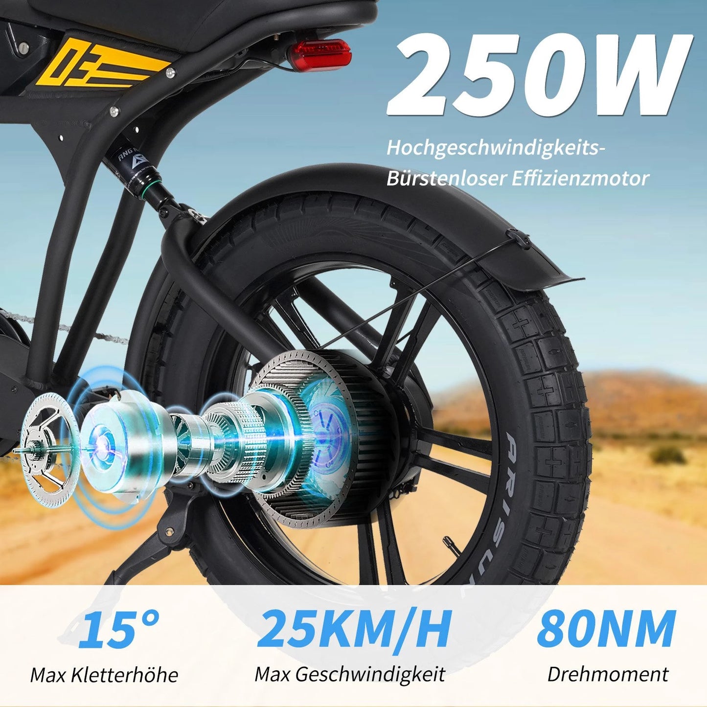FT03 EBike 250w 18.2ah 25km/h