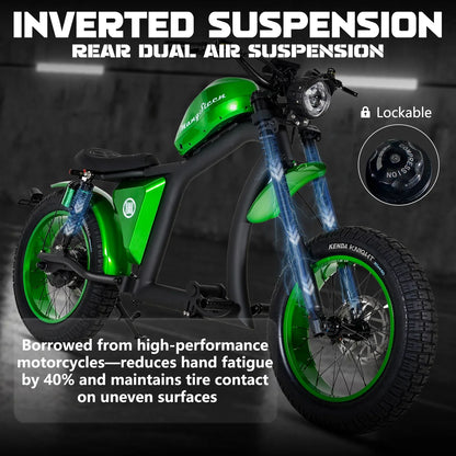 Mangosteen FT02 EEC Chopper Bike